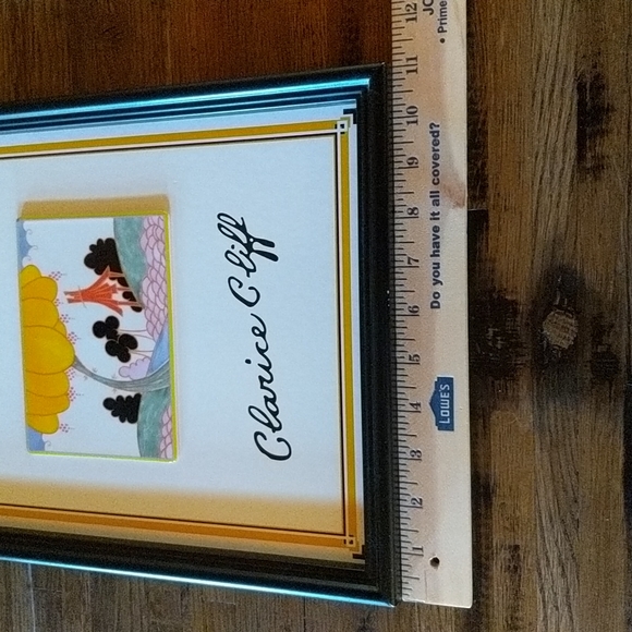 Clarice Cliff Edition Numbered & Framed Tile Set by Wedgwood. - Picture 14 of 16